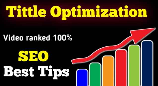 Tittle optimization: seo best tips image with firstdigishala logo