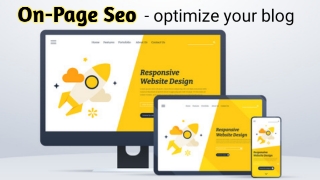 On page seo optimize your blog image with firstdigishala logo