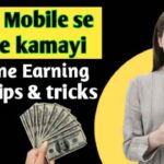 Ghar baithe mobile se online kamayi online earning east tips & tricks image with firstdigishala logo