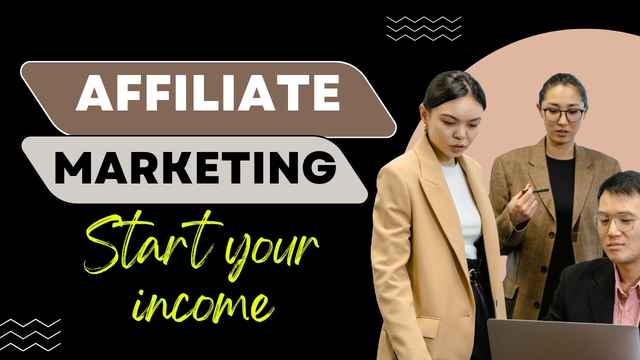 Affiliate marketing start your income image with firstdigishala logo