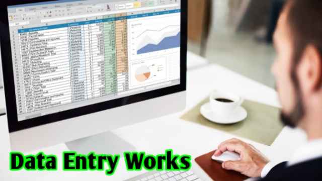 Data entry works image with firstdigishala logo