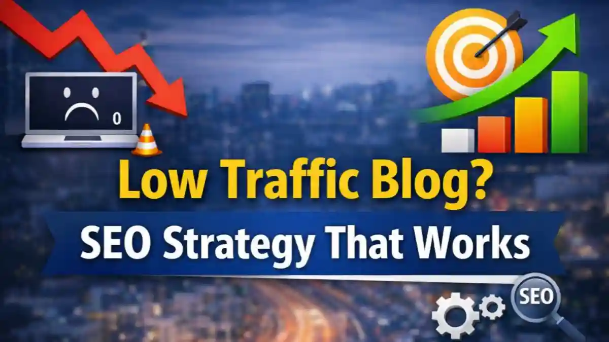 Low traffic blog ke liye seo strategy