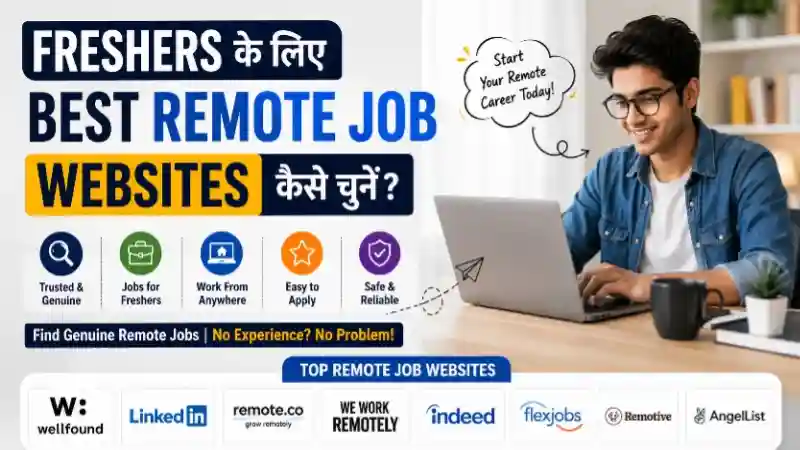 Best Remote Job Websites for Freshers in 2026 – LinkedIn, Upwork, Fiverr, Indeed and other trusted platforms to find entry-level remote jobs without experience