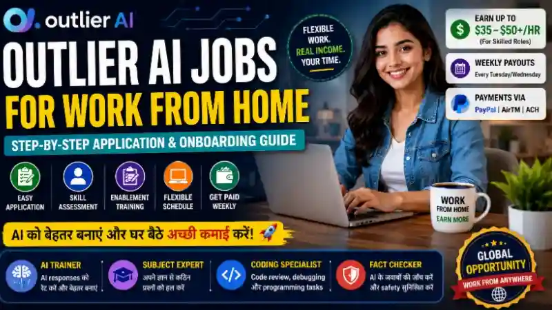 Outlier AI jobs for work from home step-by-step application and onboarding guide